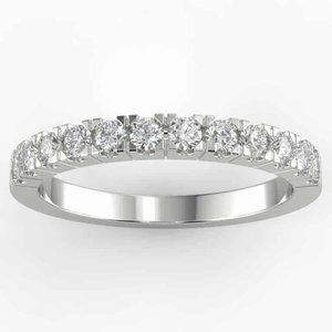 1/4 carat natural diamond wedding band